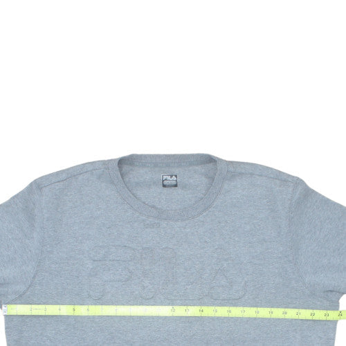 Fila Men’s Grey 2XL Crew Neck Pullover Sweatshirt