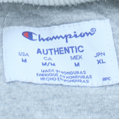 Champion Men's White Crew Neck Pullover Sweatshirt Size M