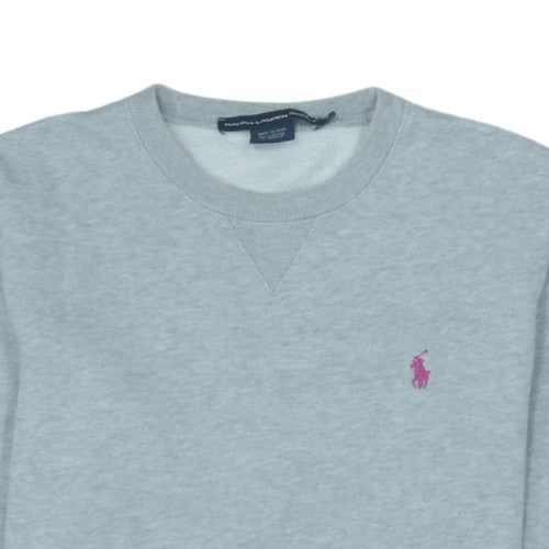 Ralph Lauren Sport Women's Grey Crew Neck Pullover Sweatshirt Size M