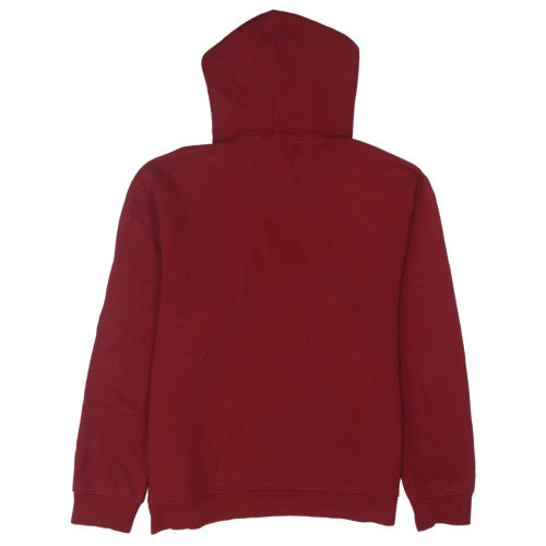 Jordan Mens Red Pullover Hoodie L Regular Fit Sports Fleece