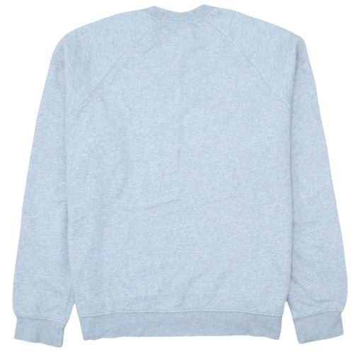 Nike Men's Grey Logo Crew Neck Pullover Sweatshirt Size L
