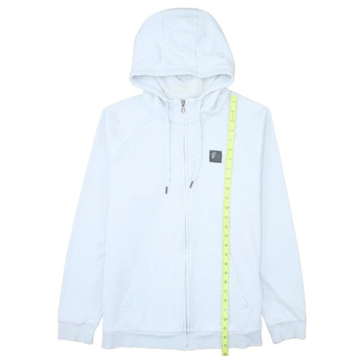Under Armour Womens White XL Full Zip Hoodie Cotton Blend
