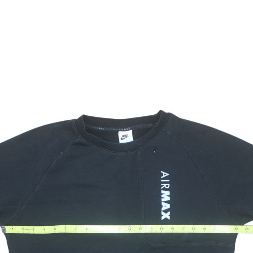Nike Air Max Men's Black Crew Neck Sweatshirt Size M
