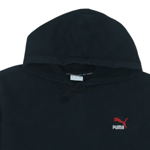 Puma Men's Black Pullover Hoodie L Regular Fit Sportswear