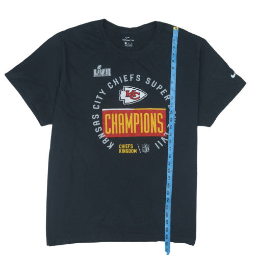 Nike Men's Black 3XL Kansas City Chiefs Super Bowl LVII Champions T-Shirt