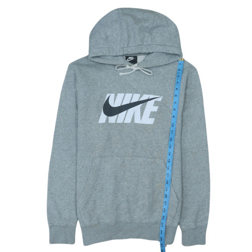 Nike Men's Grey Pullover Hoodie S Graphic Logo Sportswear