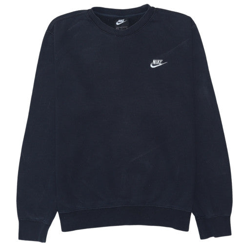 Nike Men's Black Small Crew Neck Pullover Sweatshirt