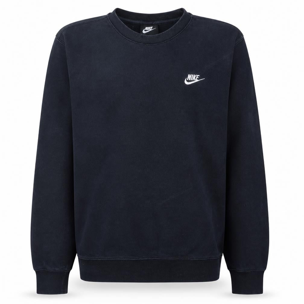 Nike Men's Black Small Crew Neck Pullover Sweatshirt