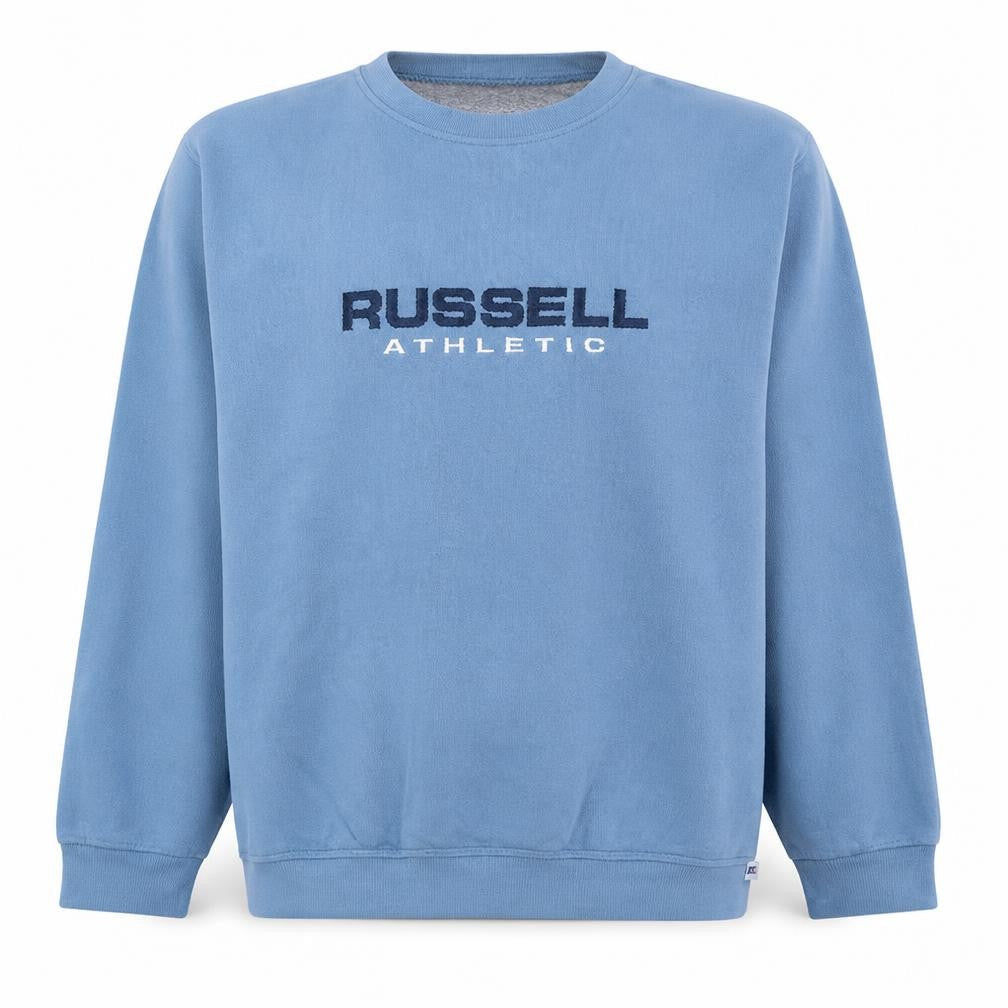 Russell Athletic Men's Blue XL Pullover Sweatshirt Crew Neck Fleece