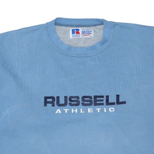 Russell Athletic Men's Blue XL Pullover Sweatshirt Crew Neck Fleece