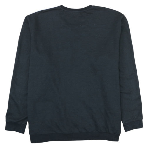 Adidas Men's Black 3XL Pullover Sweatshirt Crew Neck Sports Fleece