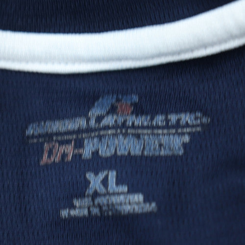 Russell Athletic Men's Navy Blue XL Dri-Power Short Sleeve T-Shirt