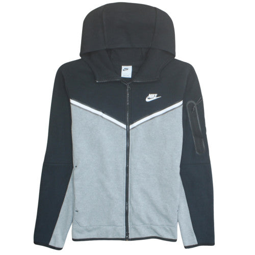 Nike Men's Grey Full Zip Hoodie Size S Sportswear