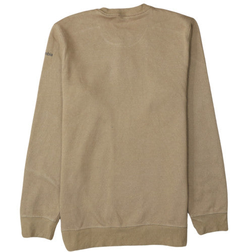 Columbia Mens Brown Crew Neck Pullover Sweatshirt Size S
