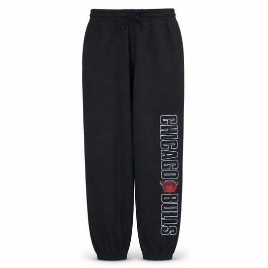 Primark Women Black Chicago Bulls Sweatpants S Fleece Joggers