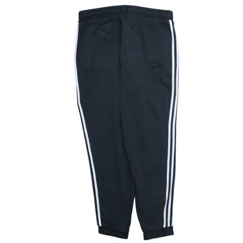 Adidas Womens Black Jogger Trousers L Regular Cotton Blend