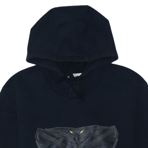 Adidas Men's Black Pullover Hoodie M Graphic Print Sportswear
