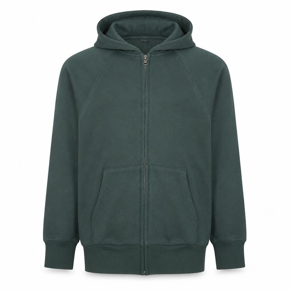 Nike Men's Green Dri-Fit Full Zip Hoodie Size S Athletic Fit