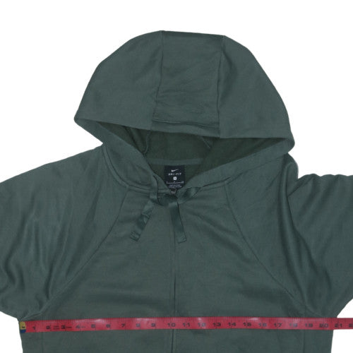 Nike Men's Green Dri-Fit Full Zip Hoodie Size S Athletic Fit