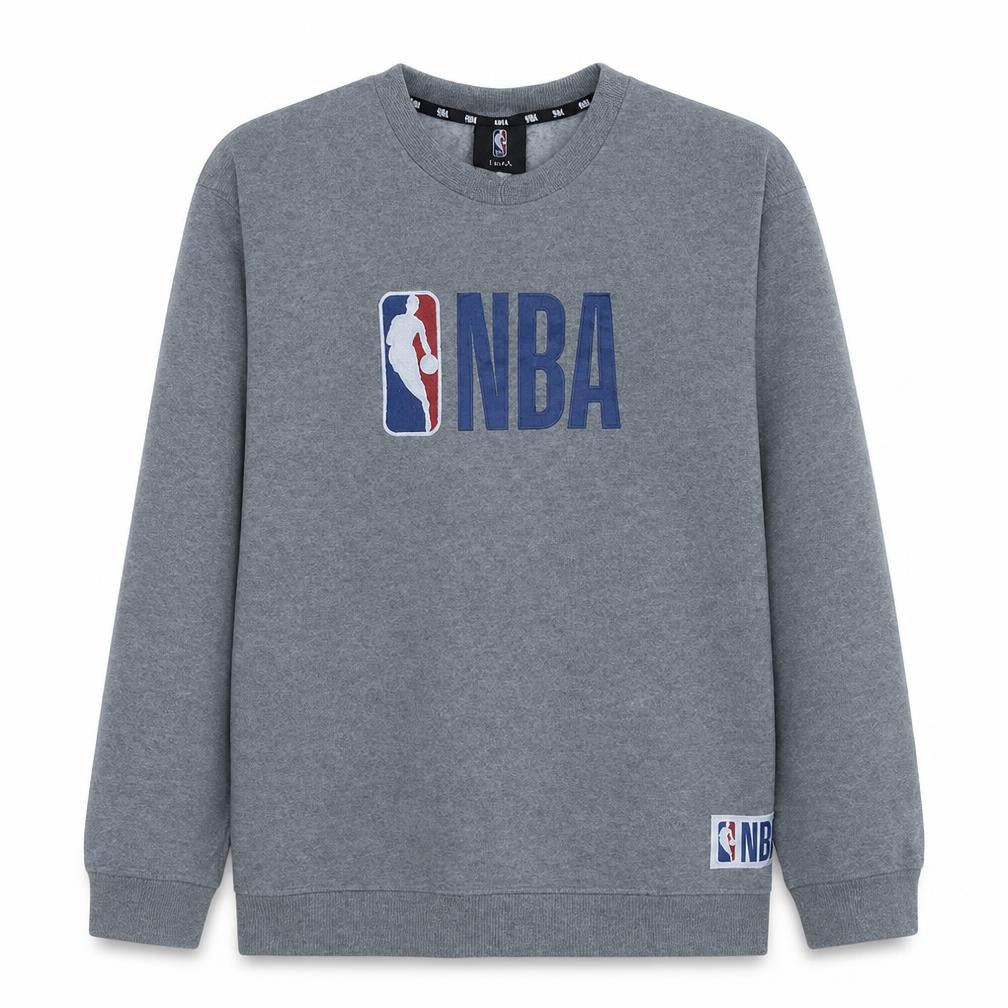NBA Boys Grey Cotton Blend Crew Neck Sweatshirt Size 14 Youth