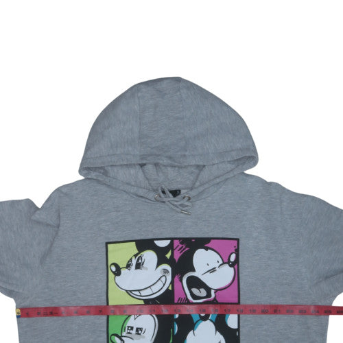 Disney at Primark Womens Grey Mickey Mouse Pullover Hoodie XL