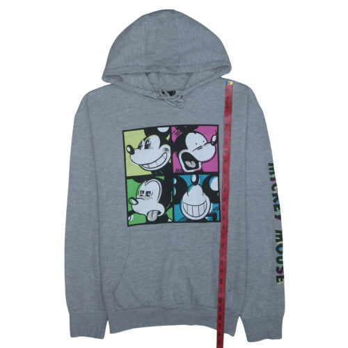 Disney at Primark Womens Grey Mickey Mouse Pullover Hoodie XL