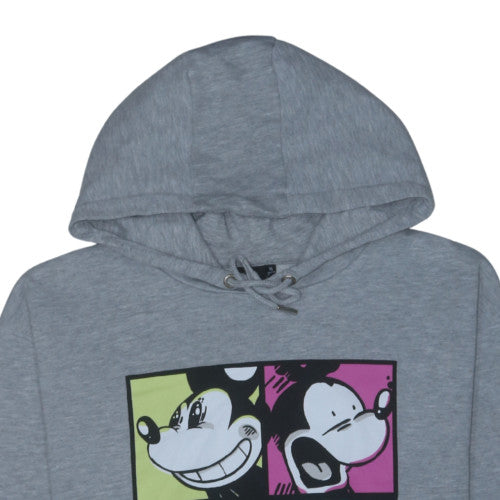 Disney at Primark Womens Grey Mickey Mouse Pullover Hoodie XL