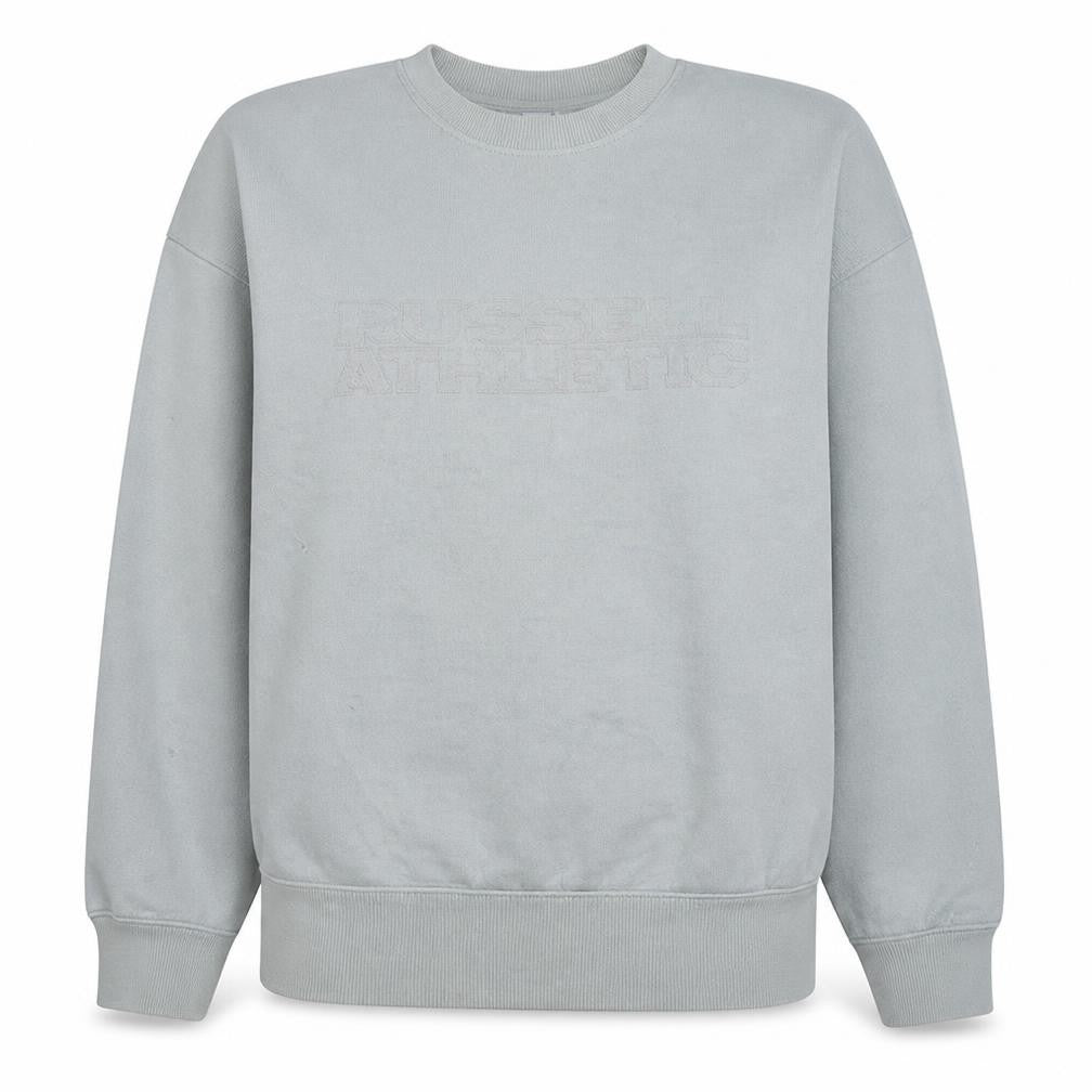 Russell Athletic Women's Ivory Crew Neck Pullover Sweatshirt Size 12