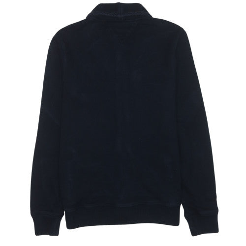 Tommy Hilfiger Men’s Blue Button Cardigan Sweatshirt M Classic Fit