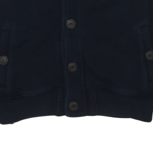 Tommy Hilfiger Men’s Blue Button Cardigan Sweatshirt M Classic Fit
