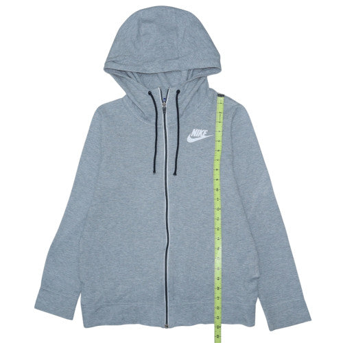 Nike Mens Grey Full Zip Hoodie XS Lightweight Sportswear