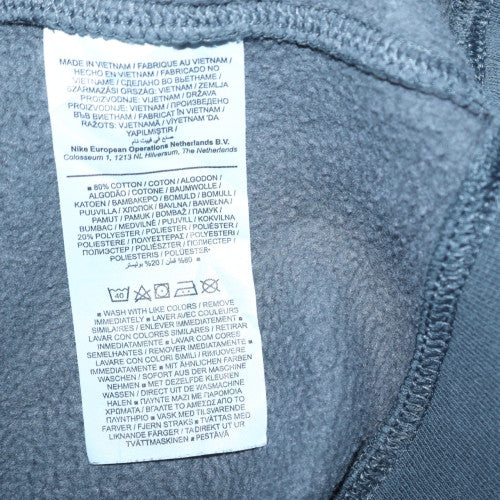 Nike Men's Grey Crew Neck Pullover Sweatshirt Size M Sports Style
