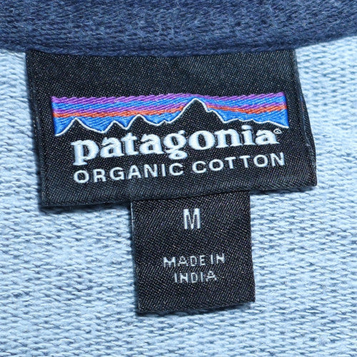Patagonia Men's Blue Organic Cotton Crew Neck Pullover Sweatshirt M
