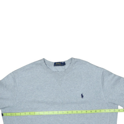 Ralph Lauren Men's Grey Classic Crew Neck Pullover Sweatshirt L