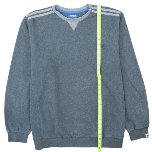 Adidas Men's Grey XL Crew Neck Pullover Sweatshirt