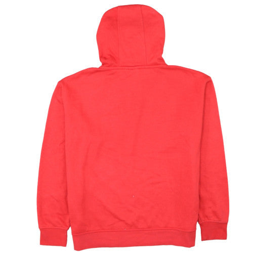 Disney Women Red Pullover Hoodie Size M Mickey Hands Heart Graphic