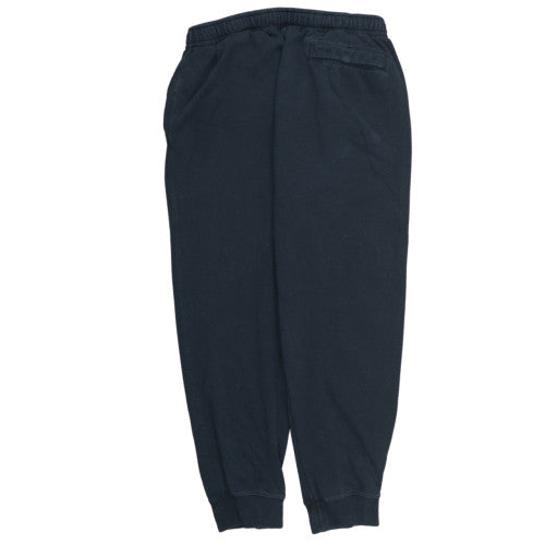 Nike Men's Black Fleece Sweatpants L Regular Fit Logo Cuffed Joggers