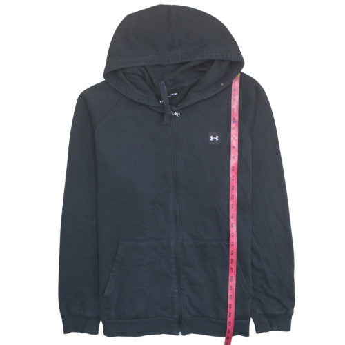 Under Armour Men's Black 2XL Full Zip Hoodie Fleece Sportswear