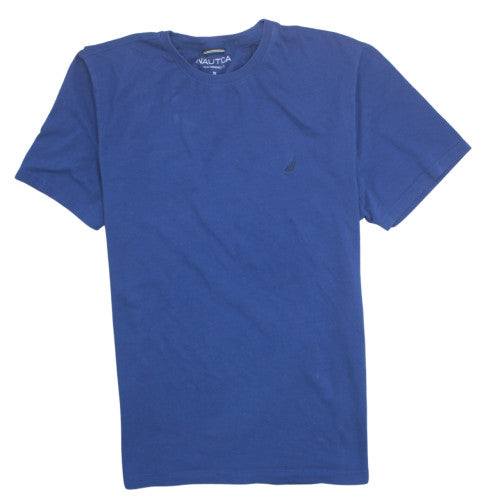 Nautica Men's Blue XL Performance Crew Neck Cotton T-Shirt