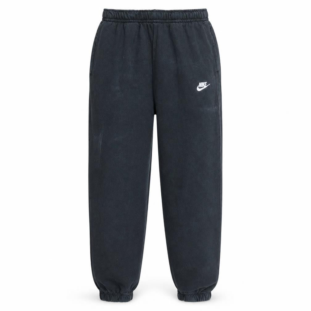 Nike Men’s Black Fleece Sweatpants L Regular Fit Tapered Leg