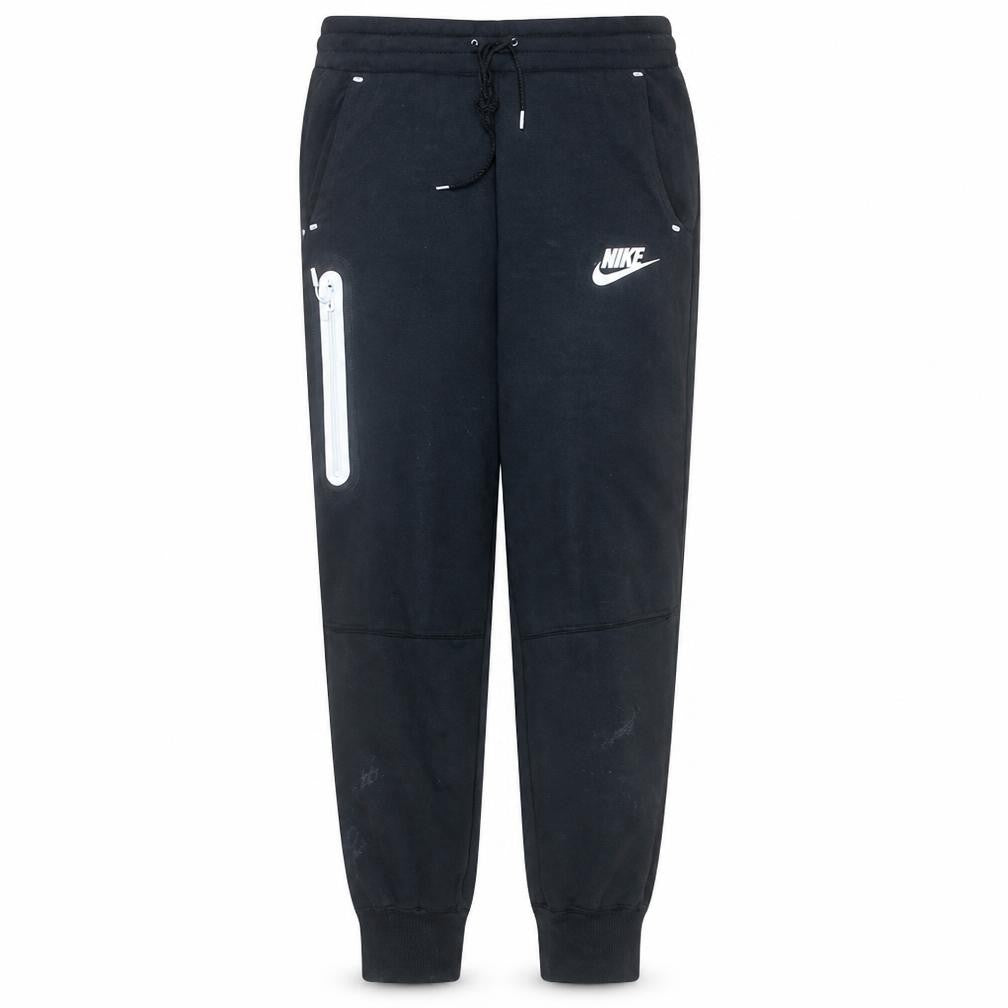 Nike Men's Black Jogger Sweatpants Small Cotton Blend Drawstring