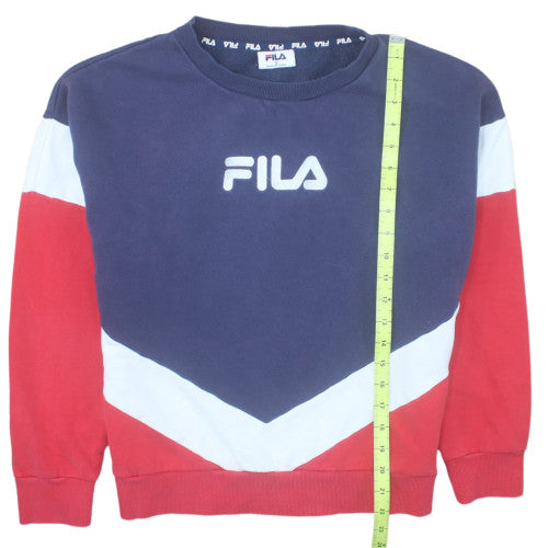 Fila Boys Multicoloured Crew Neck Pullover Sweatshirt Size 12 Years