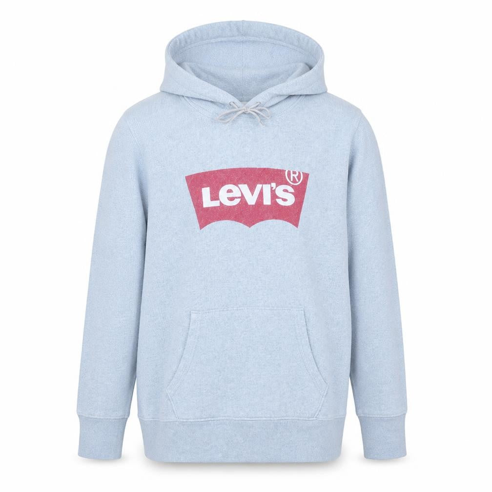 Levi's Mens Grey Pullover Hoodie XS Classic Logo Cotton Blend