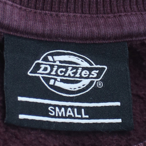 Dickies Men's Purple Small Pullover Sweatshirt Crew Neck Fleece