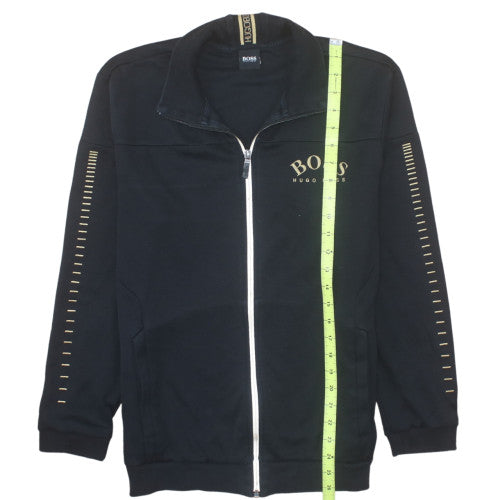 Hugo Boss Men's Black Full Zip Sweatshirt Jacket Size L