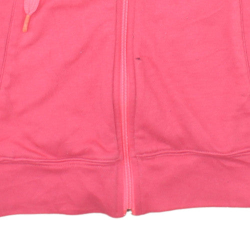 Adidas Womens Pink XS Full Zip Hoodie Sweatshirt Casual