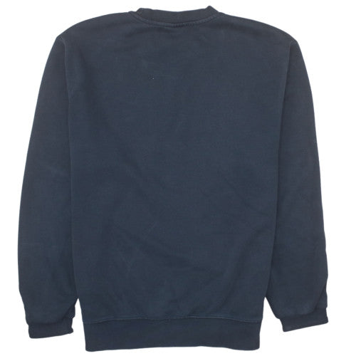 Nike Mens Black Small Pullover Crew Neck Fleece Sweatshirt