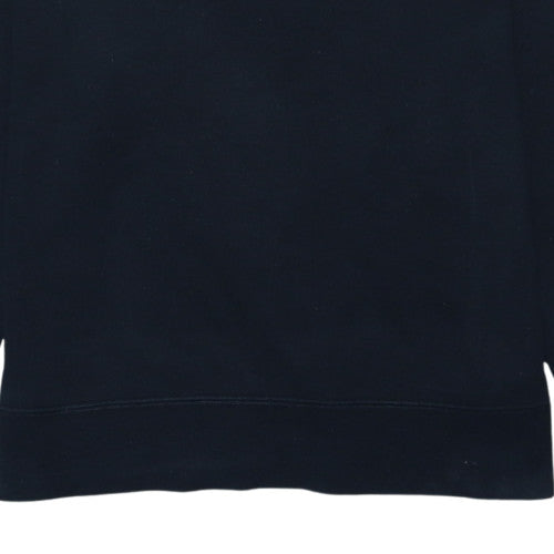 Nike Men's Black Small Crew Neck Graphic Pullover Sweatshirt
