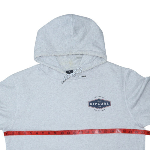Rip Curl Mens Grey Pullover Hoodie Sweatshirt M Regular Fit