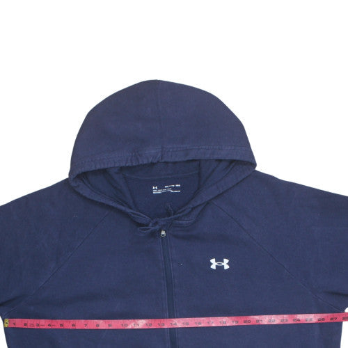 Under Armour Men's Blue 2XL Full Zip Fleece Hoodie